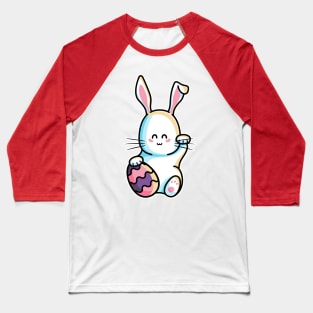 Lucky Rabbit Easter Bunny Baseball T-Shirt